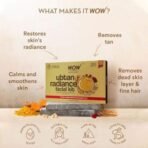 WOW Skin Science Ubtan Radiance Facial Kit for Glowing Skin|Helps Remove Tan and Gives Radiant Skin | 6 Easy Steps | Suitable for All Skin Types | Free Rose Water | Pack of 7 - Fast UK Delivery - Image 7