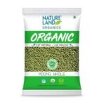 Natureland Organics Moong Sabut/Whole Daal 500 Gm - Organic Healthy Pulses - Fast UK Delivery - Image 2