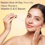 Hilary Rhoda Vitamin C & E Brightening Face Serum for Glowing Skin | Non-Irritating Formula | with Goodness of Mandarin | For All Skin Types | 30 ml - Fast UK Delivery - Image 6