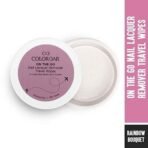 Colorbar Nail Polish Remover, 110ml & Colorbar On the Go Nail Lacquer Remover Wipes, Rainbow Bouquet, 30 Pieces - Fast UK Delivery - Image 7