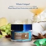 Blue Nectar Coconut Face Cream with SPF 30 Sunscreen for Women | Plant Based Oil Free Moisturizer for Face with Vitamin E | Brightening Sunscreen for Oily, Dry & Sensitive Skin (16 Herbs, 50g) - Fast UK Delivery - Image 3