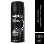 Axe Black Deodorant Body Spray for Men | 48H* Odour Protection | Odour-Combatting Zinc Technology | Frozen Pear and Cedarwood Scent|150ml - Fast UK Delivery - Image 3