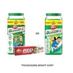 Dabur Glucose-D Juicy & Tasty - 1 kg Powder with Red Paste 200g free | Instant Energy Recharge with 99.4% Glucose | Vitamin D helps Boosts Immunity | Calcium Supports Bone Health - Fast UK Delivery - Image 3