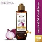 WOW Skin Science Onion Conditioner With Red Onion Seed Oil Extract, Black Seed Oil & Pro-Vitamin B5 - No Parabens, Mineral Oil, Silicones, Color & Peg - 100mL - Fast UK Delivery - Image 4