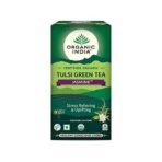 Organic India Tulsi Green Tea, Jasmine, 25 Tea Bags - Fast UK Delivery - Image 2