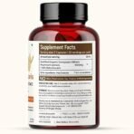 Rooted Actives Cordyceps Mushroom Extract (60 caps, 500 mg) |Energy, Stamina, Supports Testosterone, Virility, Lung health |USDA Organic, 20% Beta Glucans - Fast UK Delivery - Image 3