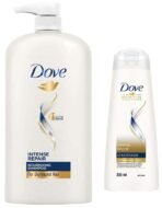 Dove Intense Repair Shampoo 1 L & Dove Intense Repair Hair Conditioner, 335ML - Fast UK Delivery