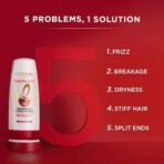 L'Oreal Paris Repairing Shampoo + Restoring Conditioner + Smoothening and Repairing Serum For Damaged and Weak Hair, With Pro-Keratin, Ceramide+UV Filter, Total Repair 5, Bundle pack - Fast UK Delivery - Image 6