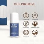 Just Herbs Roll on Deo for Men Musk Divine Refreshing Under Arm Long Lasting Deodorant - 50 ml - Fast UK Delivery - Image 7