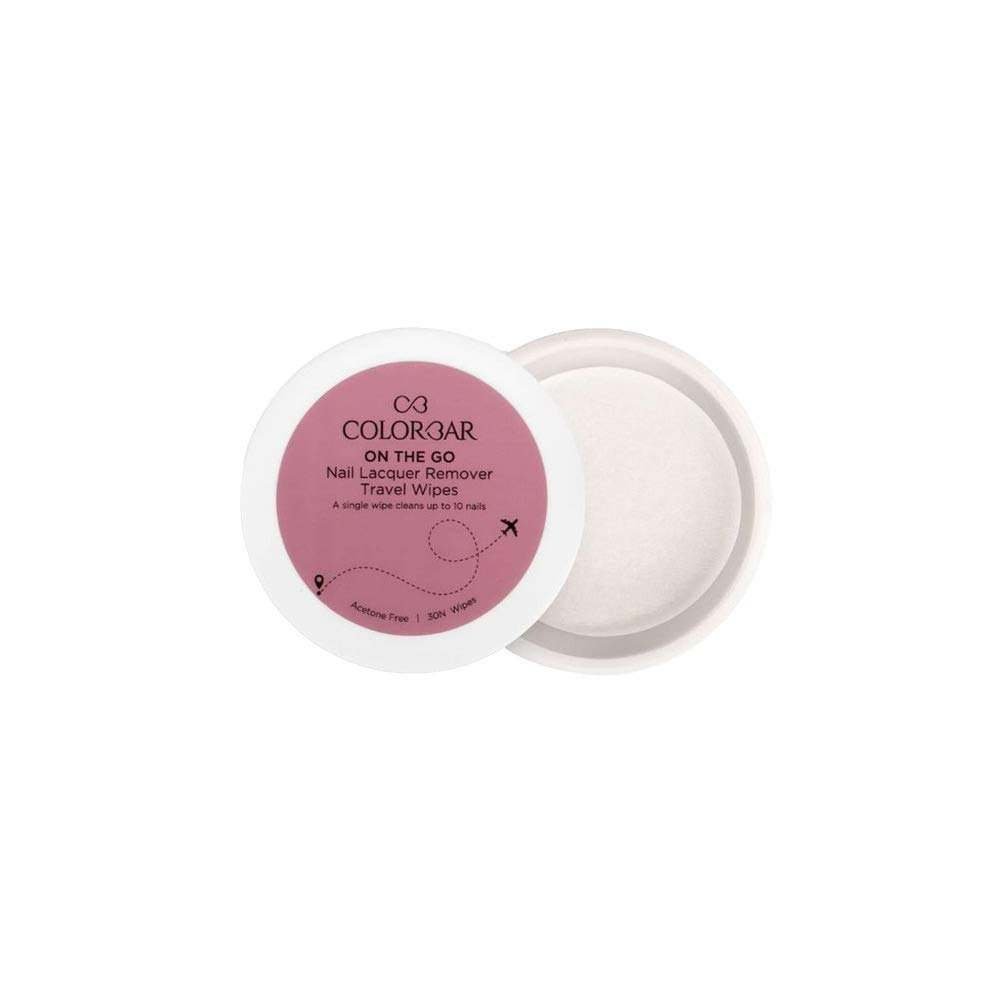 uk418pCgi8-6L-1-1.jpg Colorbar On the Go Nail Lacquer Remover Wipes, Rainbow Bouquet, 30 Pieces | Handbag-friendly | Enriched with Olive Oil | Biodegradable. - Fast UK Delivery - Image 1