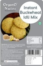 OrganoNutri Instant Buckwheat (kuttu) Idli Mix, 400g - Fast UK Delivery - Image 3