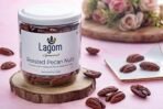 Lagom Gourmet Roasted Pecan Nuts 250g | No Salt | Dry Roasted | No Oil Used | All Natural | No Preservatives | No Additives | Gluten Free | Vegan | Plant Based | Non GMO | Nuts Dry Fruits - Fast UK Delivery - Image 4