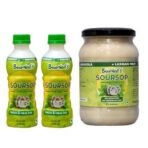 BourNeel's Soursop Pack of 2 (1 Soursop Fruit 500 gm + 2 Soursop Fruit Juice 250ml) | Graviola Laxman Phal Fruit Pulpy Juice Drink | High Vitamin C | - Fast UK Delivery - Image 2