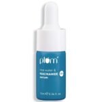 Plum 10% Niacinamide Serum with Rice Water | Provides Clear, Glowing & Brightening Skin | for Acne Prone, Combination, Oily & Sensitive Skin | Oil Control & Anti Acne Face Serum for Women & Men | 10ml - Fast UK Delivery