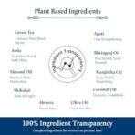 Blue Nectar Green Tea Hair Mask for Dry & Frizzy Hair | Plant Based Biotin Deep Conditioning Hair Mask for Damaged & Curly Hair, All Hair types (13 Herbs, 200 g) - Fast UK Delivery - Image 6