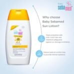 SebaMed SPF 50+ Baby Sun Lotion (200 ml)" ) - Fast UK Delivery - Image 3
