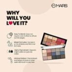MARS Fantasy 15 Eyeshadow Palette Powder 22.5 G Shade-02, Multicolor, Natural Finish - Fast UK Delivery - Image 7
