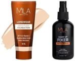 MILA Beaute Makeup Fixer |Makeup Setting Spray | Dermatalogically Tested 75ml Longwear Weightless Foundation | Flawless Matte Finish | Shade - (101 Classic Ivory, 30ml) - Fast UK Delivery - Image 2