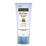 Neutrogena Ultra Sheer Sunscreen SPF 50+ | Broad Spectrum UVA/UVB | Blue light protect | No White Cast | Water resistant, Ultra light & Non sticky | Oily, Dry & Sensitive Skin | 80 g (Pack of 1) - Fast UK Delivery