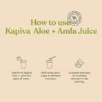 Kapiva Aloe Vera + Amla Juice (2L) | Cold-pressed Juice for Glowing Skin | Helps with Acne and Metabolism - Super Saver Pack of 2 - Fast UK Delivery - Image 4