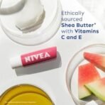 NIVEA Watermelon Shine 4.8g Lip Balm|24 H Melt in Moisture Formula|Natural Oils|Glossy Finish,4.8 g (Pack of 1) - Fast UK Delivery - Image 5