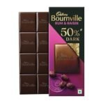 Cadbury Bournville Rum & Raisin Dark Chocolate Bar, 80 grams - Fast UK Delivery - Image 2