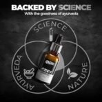 Beardo Grey Beard oil for Men, 30 ml | Helps with greying beards | Also contains Bhringraj + Henna + Curry leaves + Black tea extracts for restoring natural black beard color | Lightweight and Non-Sticky - Fast UK Delivery - Image 5