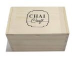 Chai Craft Boxful of surprises- 40 teabags in a pine wood box Pack of 2 - Fast UK Delivery - Image 3
