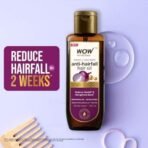 WOW Skin Science Onion & Collagen Anti-Hairfall Hair Oil|Nourishes Scalp & Stimulates Roots|Reduces Hairfall & Breakage|Repairs Damaged Hair|Boosts Hair Thickness|200ml - Fast UK Delivery - Image 5