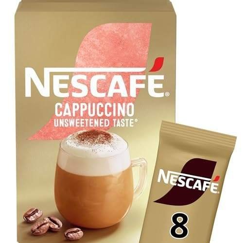 uk419sGbeXfL-1.jpg Nescafe Gold Cappuccino Unsweetened Taste Pouch, 113 Gram - Whole Bean - Fast UK Delivery - Image 1