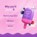 Aqualogica Illuminate + Milk Fluid Moisturizer with Wild Berries & Alpha Arbutin | Lightweight Milk-Like Texture | Evens Skin Tone | 48Hr Deep Moisturization I For Oily To Combination Skin | Non Sticky, Quick Absorbing & Hydrating | 70 ml - Fast UK Delivery - Image 4