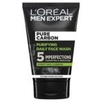 L'Oreal Paris PROFESSIONAL PARIS Men Expert, Pure Charcoal Purifying Daily Face Wash for Men - 100ml - Fast UK Delivery - Image 2