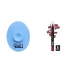Glam 21 Silicone Face Cleanser Scrubber (Small) Lip Seduction Non- Transfer Crayon Lipstick| Lightweight & Longlasting|Creamy Matte Formula - 2.8gm|Mauve|13 - Fast UK Delivery