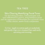 Biotique Tea Tree Skin Clearing Mattifying Facial Toner For Normal To Oily Skin Face Toner, 120Ml | Treats Acne & Pimples, Tightens Pores, Pack of 1 - Fast UK Delivery - Image 5