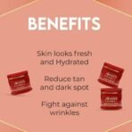 Jovees Herbal Bridal Brightening Facial Kit For Brighter & Radiant Glow With 5 Easy Steps | Kit for Reduced Pigmentation Improves Uneven Skin Tone, Dark Spots & Dullness- Multiple Use - Fast UK Delivery - Image 5