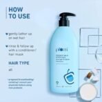 Plum Coconut Milk & Peptides Shampoo for Dry & Frizzy Hair | Provides 22X Shiny & Softer Hair | Paraben-Free | Hair Shampoo for Women & Men | for Straight, Wavy & Rough Hair | pH Balanced | 500ml - Fast UK Delivery - Image 6
