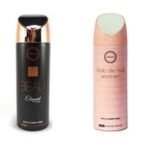 Armaf Beau Elegant Men & Club De Nuit Women Deodorant Body Spray Combo 200ml - Fast UK Delivery
