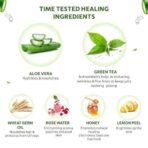 Indus valley Face care combo of Aloe vera gel, Depigmentation Gel and Skin Lightening Brightening Face mask (175ml+50ml+50ml=275ml) - Fast UK Delivery - Image 5