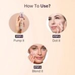 Hilary Rhoda High Definition Foundation | Hides Pores & Blemishes | HD Foundation For All Skin Types | Blendable Formula | Matte & Natural Finish High Coverage | 33ml (Natural Beige| Shade 03) - Fast UK Delivery - Image 7