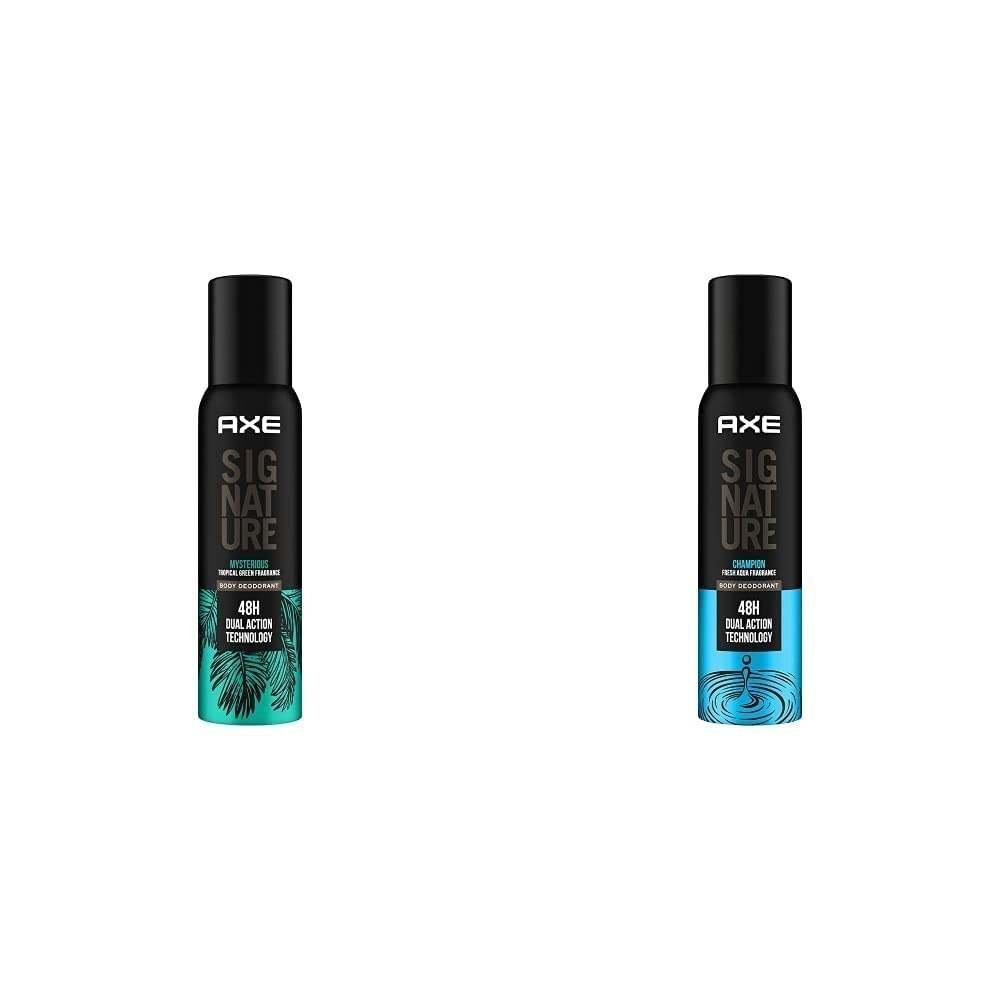 uk41AUTAyS2CL-1-1.jpg AXE Signature Body Perfume, Mysterious, 154ml And AXE Signature Body Perfume, Champion, 154ml - Fast UK Delivery - Image 1