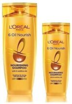 L'Oreal Paris 6 Oil Nourish Shampoo, 360ml (With 10% Extra) & L'Oreal Paris 6 Oil Nourish Shampoo, 175ml (With 10% Extra) - Fast UK Delivery - Image 2