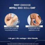 NIVEA MEN Fresh Active 50ml Deo Roll On | With Fresh Ocean Extracts| 72 H Freshness| 0% Alcohol | Dermatologically Approved & Paraben Free Formula (Pack of 3) - Fast UK Delivery - Image 5