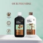 Just Herbs Coconut Almond Body Milk And Charcoal Body Wash, Detox & Nourish Hydraclean Kit for Men and Women - Combo Gift Set (2 x 300ml) - Fast UK Delivery - Image 5