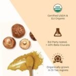 Rooted Shiitake Mushroom 60 Capsules 500 mg | Supports Healthy Cholesterol & Helps BP Levels |Immunity, Heart, Skin & Hair Health & Weight Control - Fast UK Delivery - Image 5