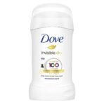 Dove Unisex Invisible Dry Stick Anti-Perspirant Deodorant Roll On 40Ml (black), Pack Of 1 - Fast UK Delivery
