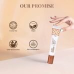 Just Herbs Skin Tint BB CC Cream With SPF 15+ Brahmi and Lotus Medium Coverage Tinted Moisturizer for Men & Women - Fast UK Delivery - Image 6