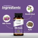 Healthally Ayurvedic Milk Thistle Liver Detox Capsule,Fatty Liver Cleanser Medicine Supplement(500 MG),Silybum Marianum Kutki Liver Care Capsule Strengthens liver Health Function - 60 Capsule - Fast UK Delivery - Image 5