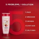 L'Oreal Paris Total Repair 5 Shampoo, 340ml (With 10% Extra) And L'Oreal Paris Total Repair 5 Conditioner, 175ml (With 10% Extra) And L'Oreal Paris Total Repair 5 Serum, 40ml - Fast UK Delivery - Image 5