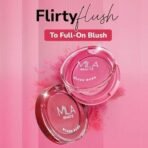 MILA Beaute Blush Babe Powder Blush | Matte Finish Long-Lasting Pigment | Easy to Blend | Non-Drying With Rosehip Oil, Jojoba Oil and Vitamin E | Shade (Cosmo Pink, 5g) - Fast UK Delivery - Image 3