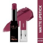 MILA Beaute Pro Matte Lipstick | Creamy Matte Lipstick | Shade - Queen, 4.2g Conceal It Pot Concealer For Face Makeup | Shade - (Hazelnut, 4g) - Fast UK Delivery - Image 4